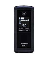CyberPower CP850AVRLCD Intelligent Lcd Series Computer Battery Backup, 850VA / 510W Ups, 9 Outlets / Usb & Serial Ports