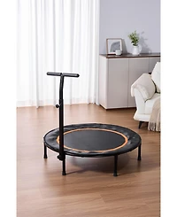 Jumpking 40-Inch Fitness Trampoline with T-Shaped Handlebar " Compact, Stable, and Built for Exercise
