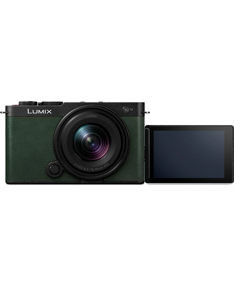 Panasonic Panasonic Lumix S9 Full Frame Mirrorless Camera Lens Kit with S-R1840, Green