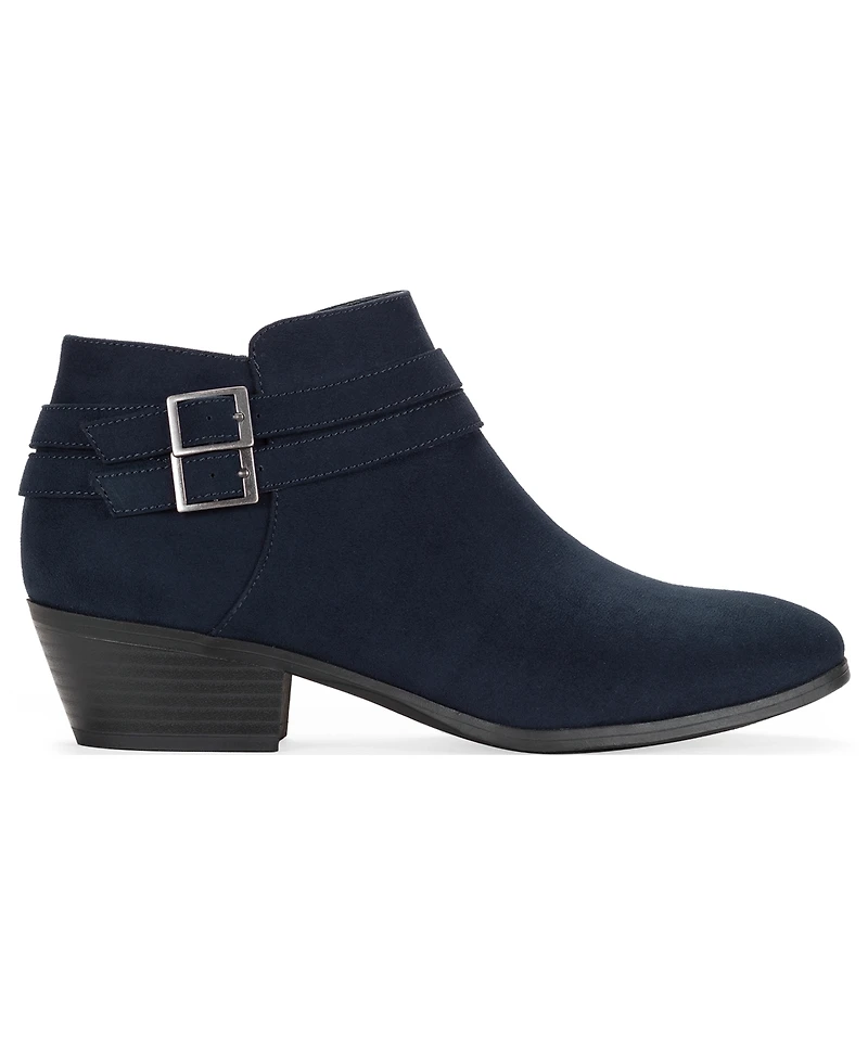 Style & Co Women's Willaa Belt Block Heel Booties, Macy's Exclusive