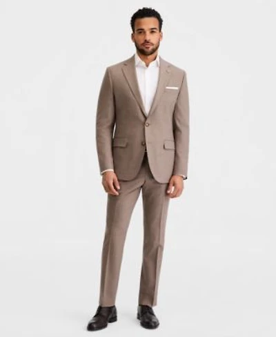 Ted By Ted Baker Mens Modern Fit Tan Suit Separates