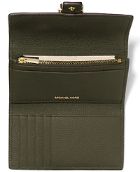 Michael Kors Nolita Flap Trifold Leather Wallet