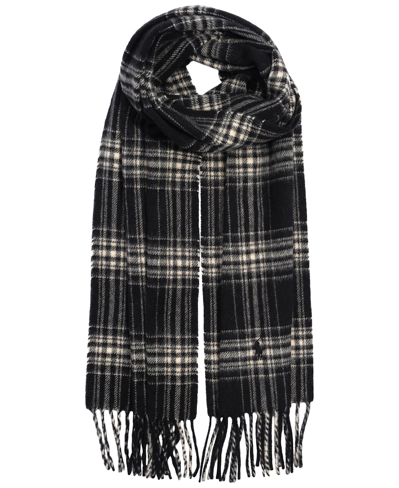 Polo Ralph Lauren Men's Cashmere Blend Plaid Scarf