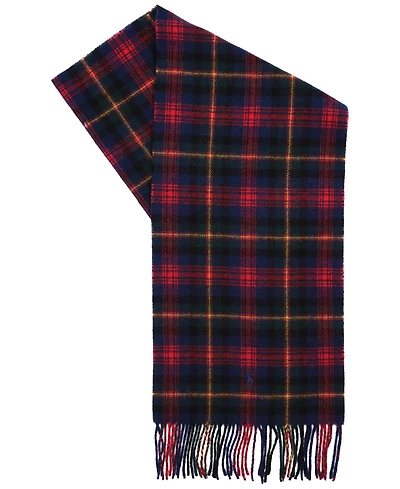 Polo Ralph Lauren Men's Woolen Plaid Scarf
