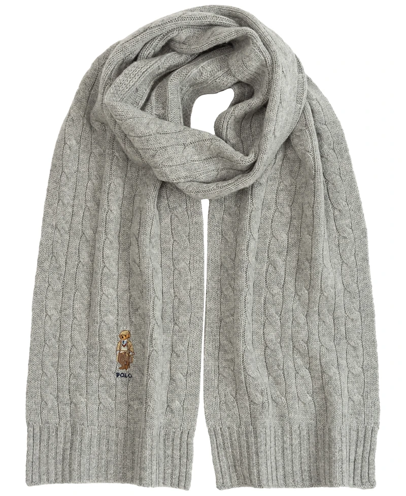 Polo Ralph Lauren Men's Charles Bear Cable Scarf