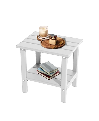 Decksplore Double-layer coffee table made of Hdpe