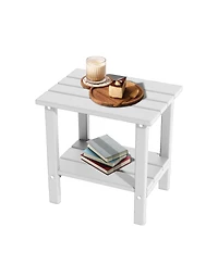 Decksplore Double-layer coffee table made of Hdpe