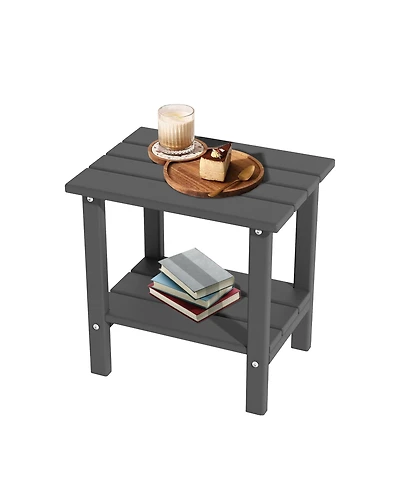 Decksplore Double-layer coffee table made of Hdpe