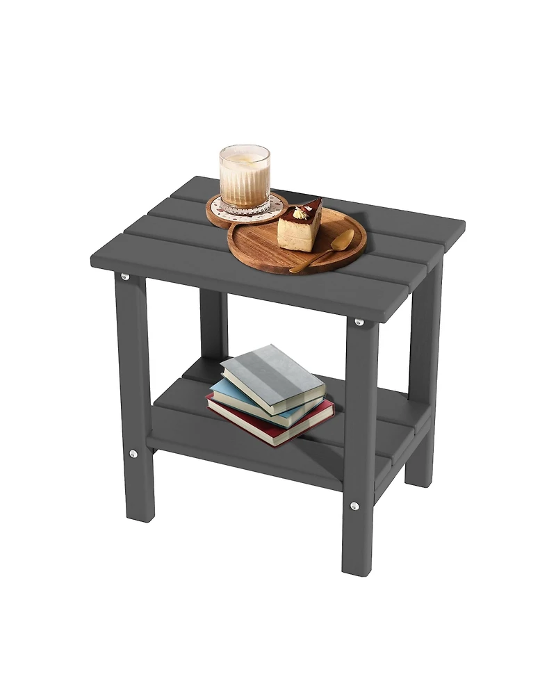 Decksplore Double-layer coffee table made of Hdpe