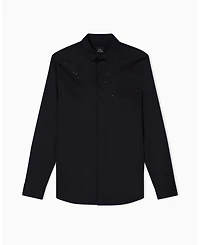 A|X Armani Exchange Men's Night Lab Embellished Woven Shirt