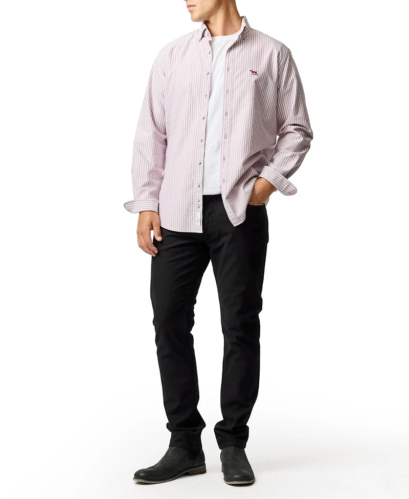 Rodd & Gunn Men's Oxford Stripe 4 Long Sleeve Shirt