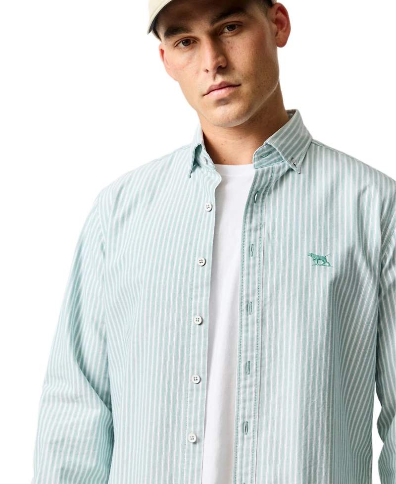 Rodd & Gunn Men's Oxford Stripe 4 Long Sleeve Shirt