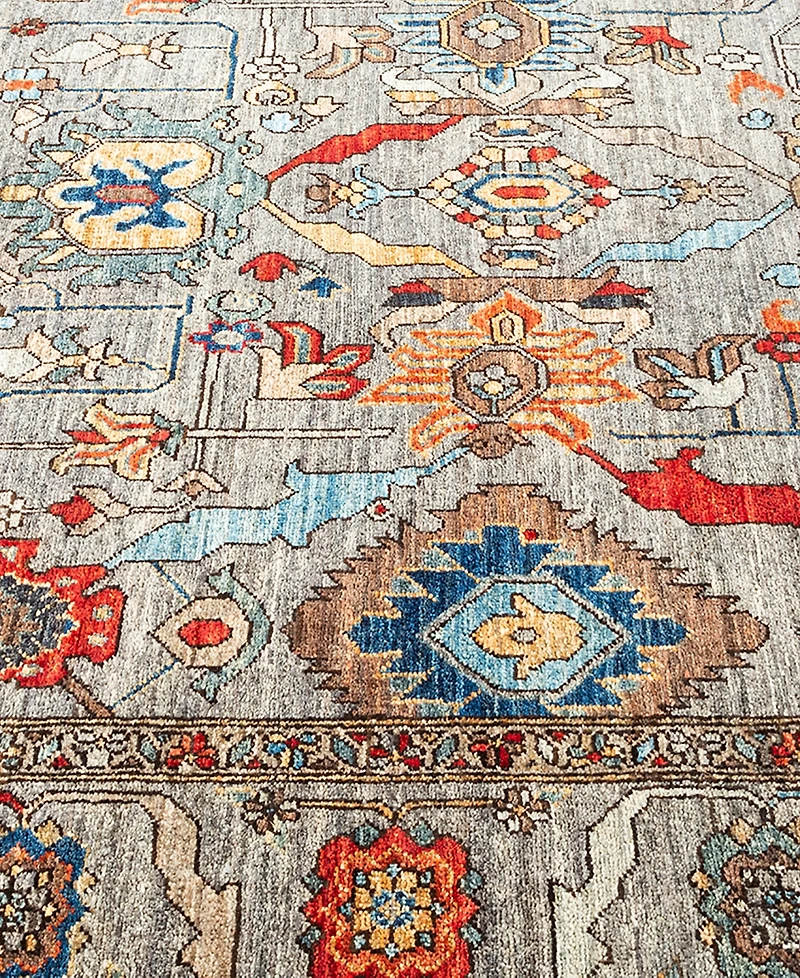 Adorn Hand Woven Rugs Serapi M1982 6'3"x9' Area Rug