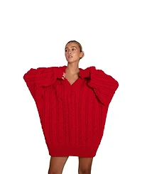 Belle & Bloom Women's Still The One Chunky Oversize Knit