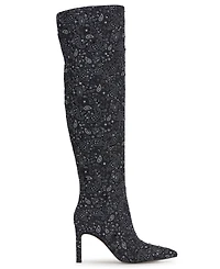 Jessica Simpson Women's Earon Bandana Over-The-Knee Wide Calf Dress Boots