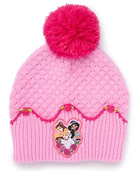 Princess Toddler Girls 2-Piece Princess Beanie and Mitten Set