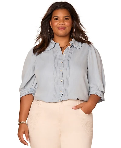 Democracy Plus Elbow-Sleeve Top