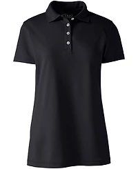 Lands' End Women's Short Sleeve Polyester Polo Shirt
