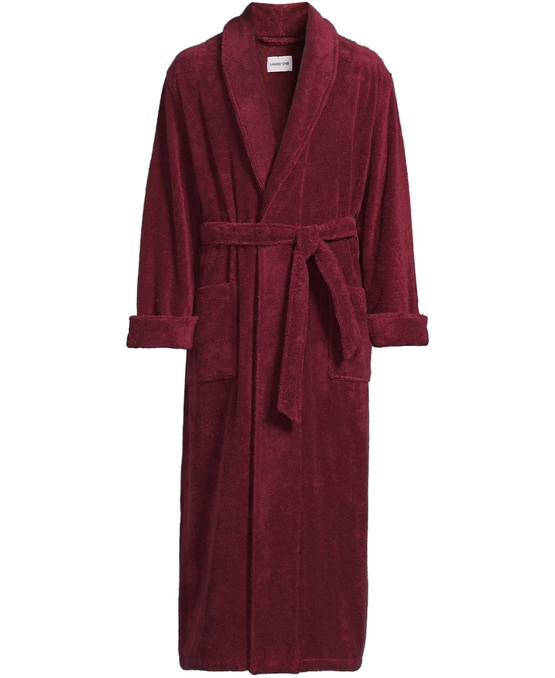 Lands' End Men's Full Length Turkish Terry Robe