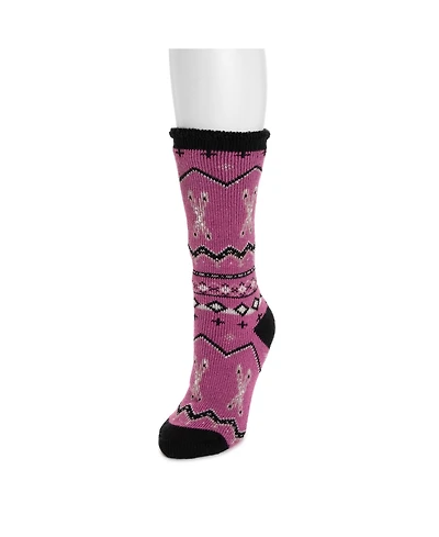 Muk Luks Women's Heat Retainer Sock