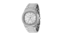 Invicta Men's 48324 Speedway Quartz 3 Hand Silver Dial Watch