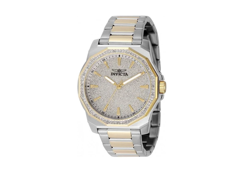 Invicta Men's Speedway Quartz 3 Hand Silver Dial Watch