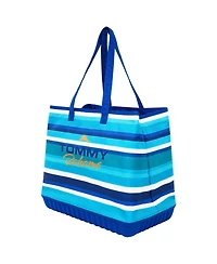 Tommy Bahama Water-Repellent Tote with Pouch – Ocean Stripe Print