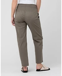 Ripe Maternity Maternity Comfortable Philly Cotton Pants in Moss Style