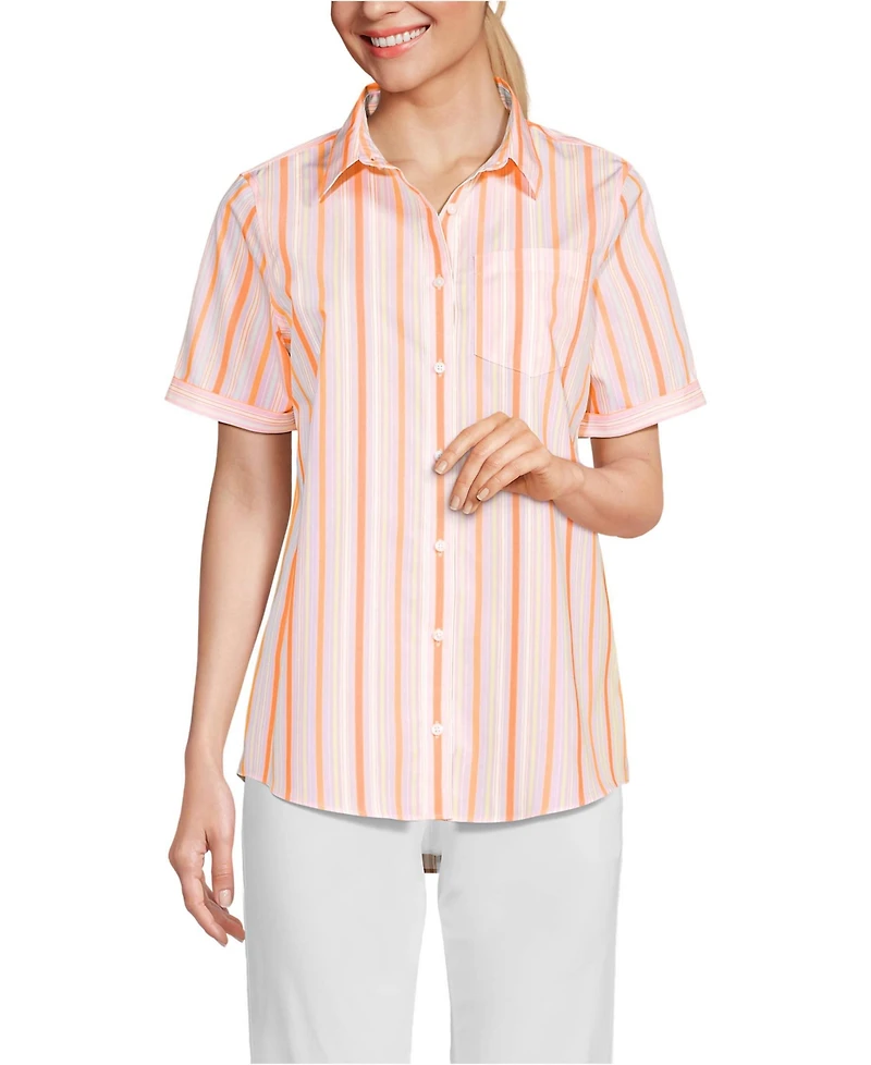 Lands' End Women's Wrinkle Free No Iron Shirt