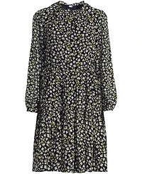 Lands' End Women's Chiffon Above the Knee Adjustable Dress