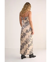 Nasty Gal Women's Cowl Back Strappy Maxi Dress