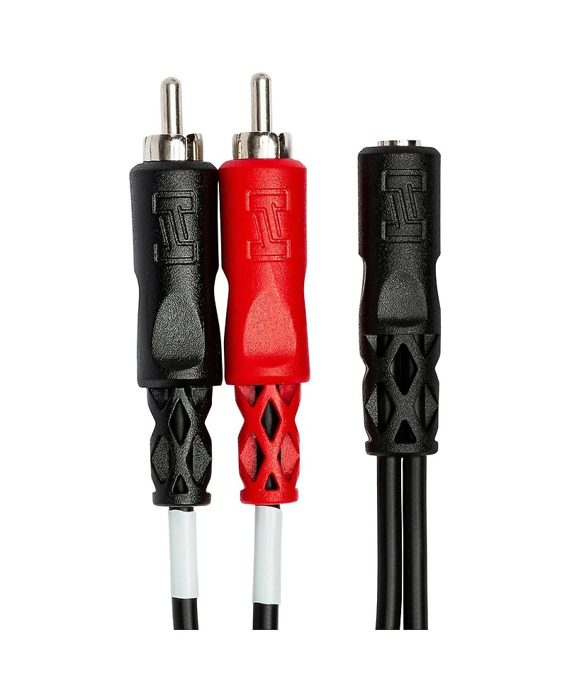 Hosa Technology 6" Stereo 3.5mm Female to Two Rca Male Y-Cable