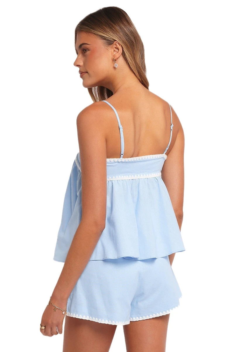 Petal and Pup Women's Lila Short Set - Blue