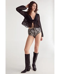 Nasty Gal Women's Sequin Booty Shorts