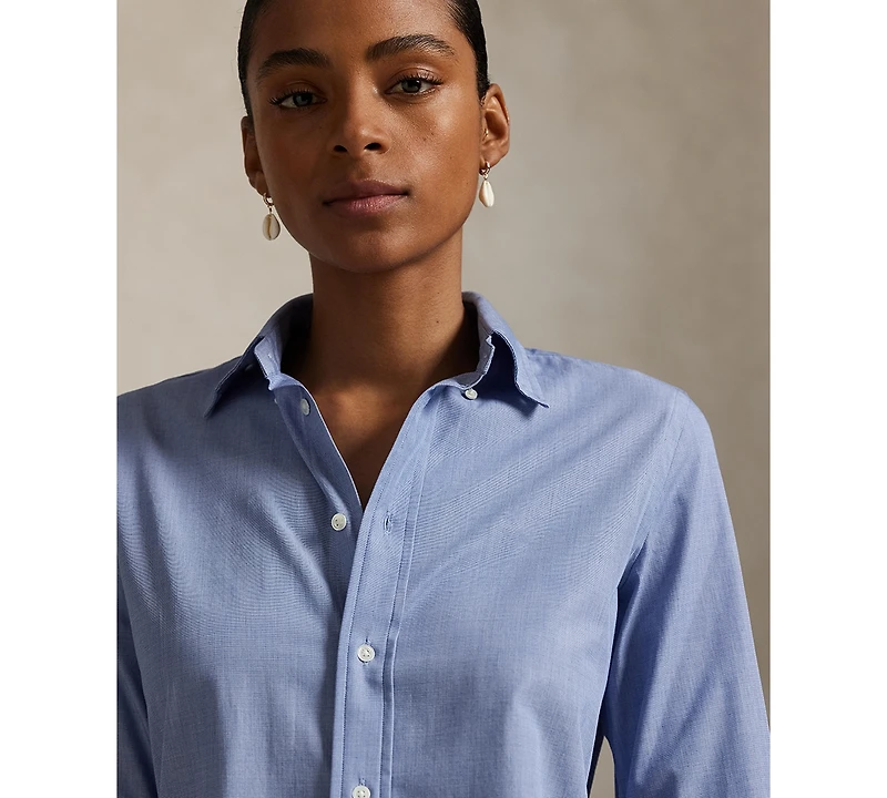 Polo Ralph Lauren Women's Stretch Slim Fit Cotton Shirt