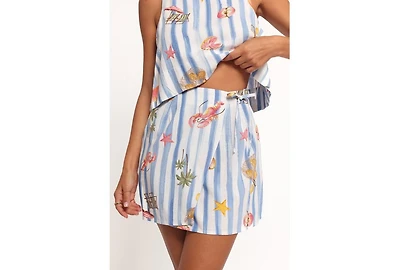 Petal and Pup Women's Siena Wrap Mini Skirt - Esme