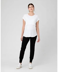 Ripe Maternity Comfy Black Jersey Lounge Pants for Women - Style
