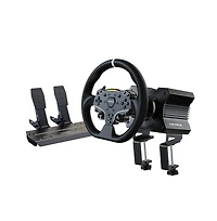 Moza R5 Racing Simulator Bundle – 5.5Nm Direct Drive Wheel Base, Es Steering Wheel, and Sr-p Lite Pedals