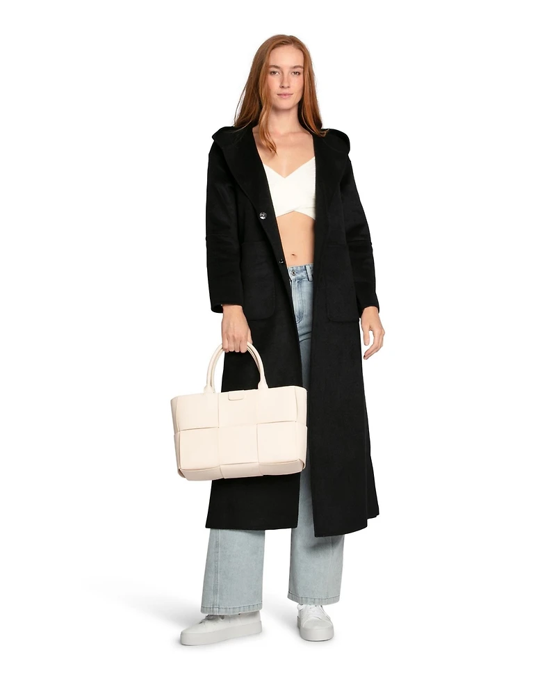 Belle & Bloom Walk My Way Wool Blend Oversized Maxi Coat