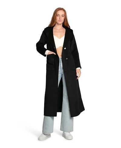Belle & Bloom Walk My Way Wool Blend Oversized Maxi Coat
