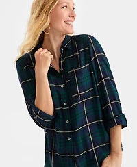 Style & Co Women's Plaid Perfect Shirt, Macy's Exclusive