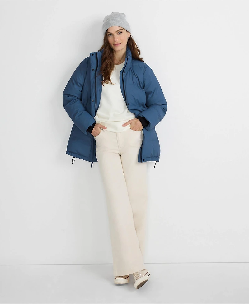Lands' End Women's Squall Insulated Slicker Puffer Jacket