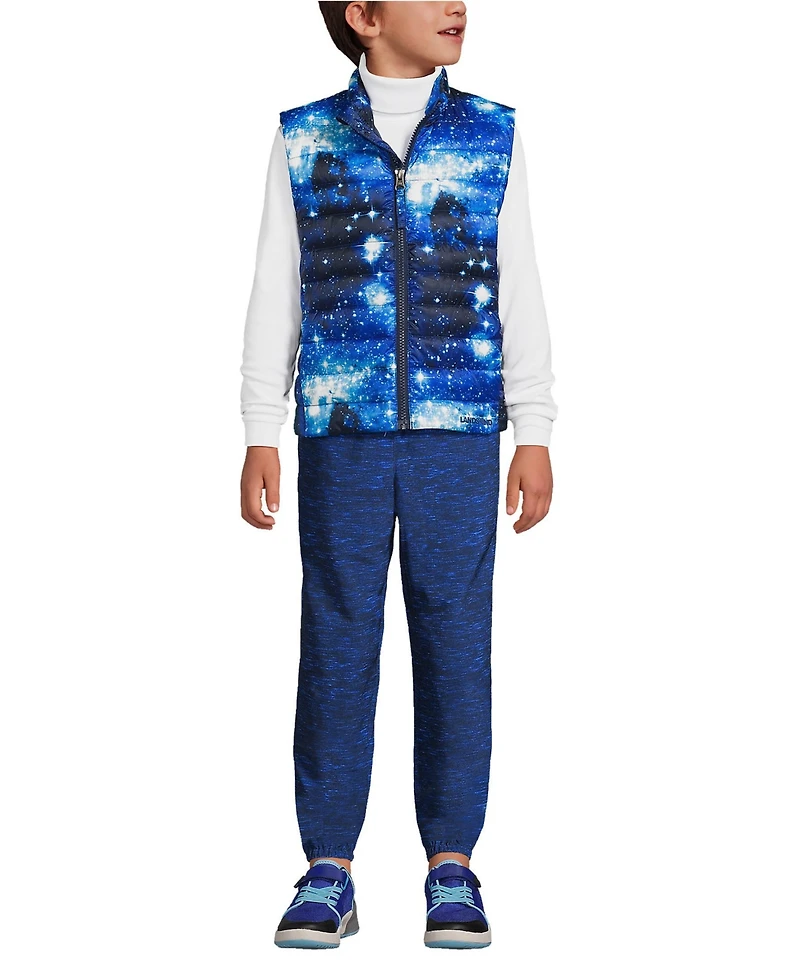 Lands' End Girls Insulated Down Alternative ThermoPlume Vest