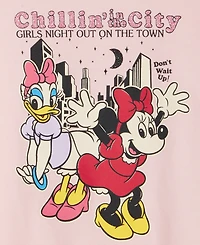 Disney | Macy's Toddler Girls Minnie Mouse & Daisy Duck Short-Sleeve T-Shirt, Exclusive