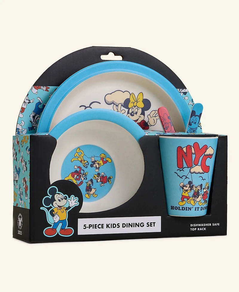 Disney | Macy's Mickey & Friends Kids 5-Pc. Tabletop Dinner Set, Macy's Exclusive
