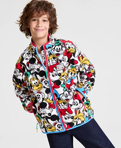 Disney | Macy's Kids Xs-xl Mickey & Friends Full-Zip Fleece Jacket, Exclusive