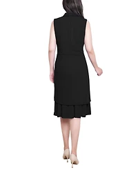 Ny Collection Women's Sleeveless Skirt Dress
