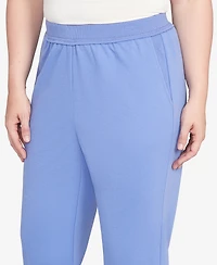 Alfred Dunner Casual Vibe Cozy Medium Length Slant Pocket Pant