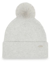 Steve Madden Women's Caught Brushed Fine Rib Knit Beanie