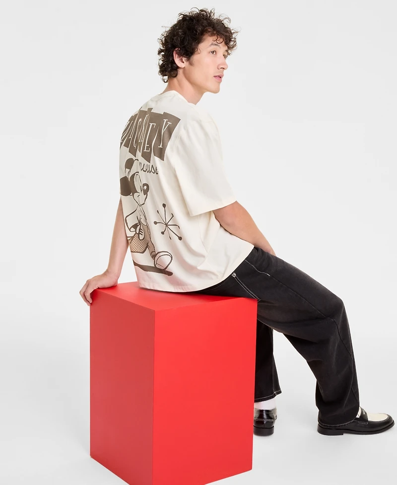 Disney | Macy's Men's Mickey Mouse Graphic Short-Sleeve T-Shirt, Exclusive